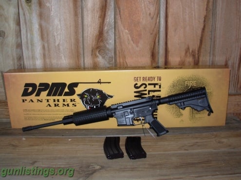 Rifles DPMS AR-15 W/Magpul Flip Up Sights, NIB
