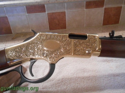 Rifles HENRY,  HAND ENGRAVED GOLDEN BOY DELUXE HOO4MDD