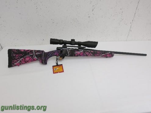 Rifles Howa 1500 Bolt Action Rifle-Pink Camo