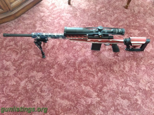 Rifles Howa M1500 6.5 Creedmoor American Flag Rifle