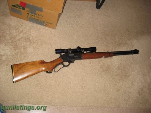 Rifles MARLIN 30 30 SCOPE LEVER ACTION;EXCELLANT