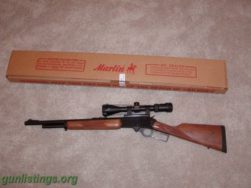 Rifles Marlin 444P 444cal Lever Action With Scope