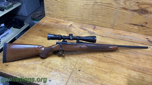 Rifles Mossberg Patriot 350 Legend Walnut + Vortex Scope +Ammo