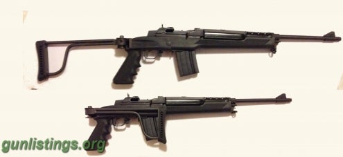 Rifles Ruger Mini14 Ranch Rifle Folding Stock