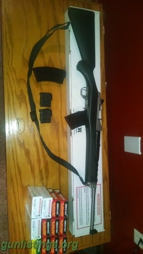 Rifles Ruger Mini-30 Stainless Ranch With Extras