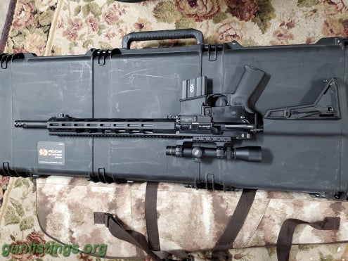 Rifles Ruger MPR AR 450 Bushmaster With Leupold Scope