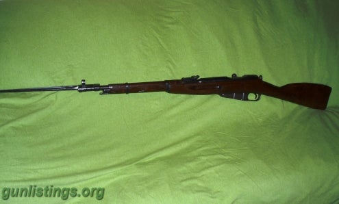 Rifles Russian 1945 M44 Nagant Rifle 7.62x54r