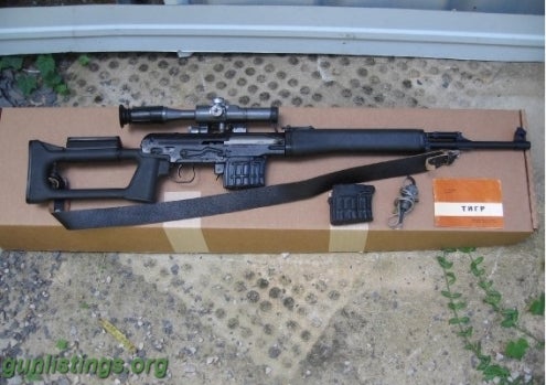 Rifles Russian SVD Tiger Dragunov 7.62x54R.