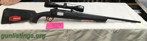 Rifles SAVAGE   223  With SCOPE   ( SALE)