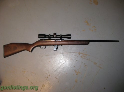 Rifles Savage Model 64 .22lr With Scope And Ammo