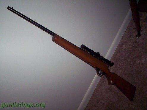 Rifles Sears .22 Cal Bolt Action Rifle W/Scope