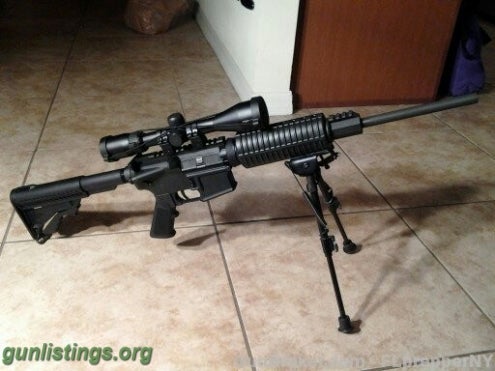 Rifles Sniper Custom AR 15 NATO .223 / 5.56 MM. DMPS NEW.