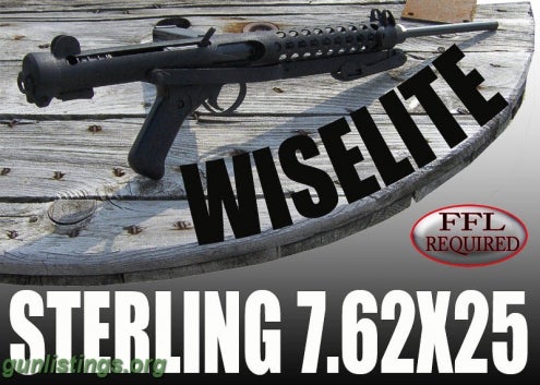 Rifles Sterling Carbine 7.62x25