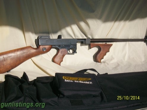 Rifles Thompson Submachine Gun Semi Auto 45 Cal