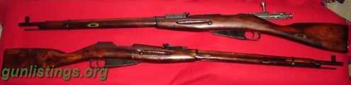 Rifles Two 1941 Mosin Nagants.