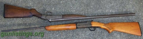 Shotguns Rusty But Functional Single Shot Shotgun Needs TLC