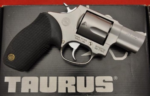 Pistols Ported Stainless Taurus 45 Colt Snub Nose