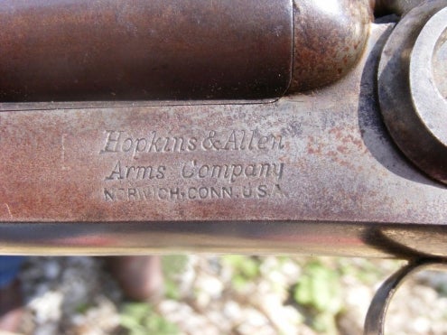 Shotguns Hopkins & Allen Double Barrel 12 Gauge Shotgun