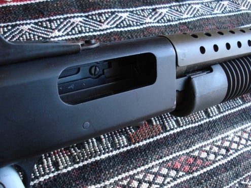 Shotguns FS Mossberg 500a, Ghost Ring Sights, Folding Stock (KY)