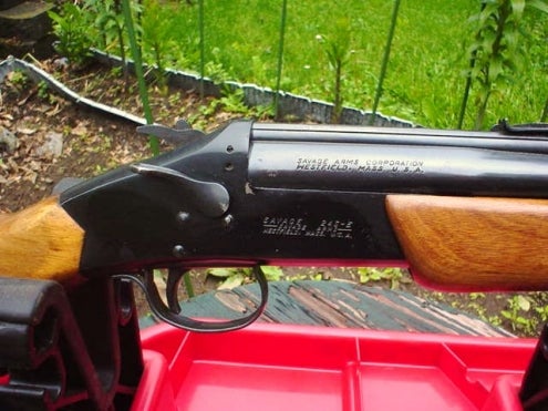 Rifles Savage      Model 24se  22lr Over 410 Shotgun