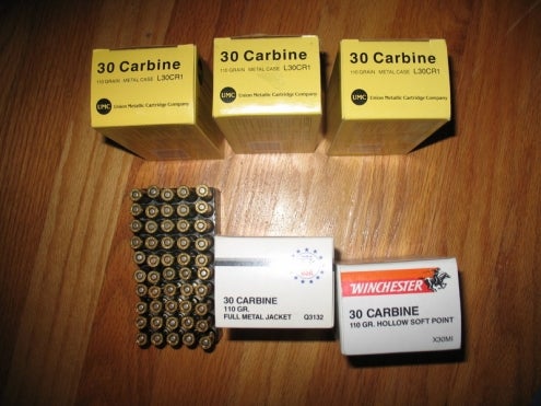 Ammo 30 Caliber Carbine Ammo