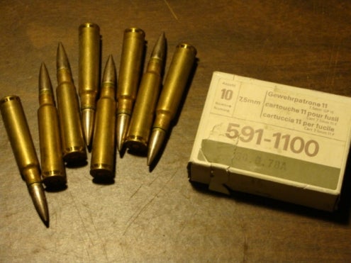 Ammo 7.5mm Swiss