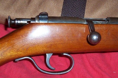 Rifles J Stevens .22 Bolt Action  W/ Tubular Magazine