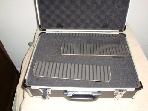 Accessories Black Aluminum Case /pistols/ammo