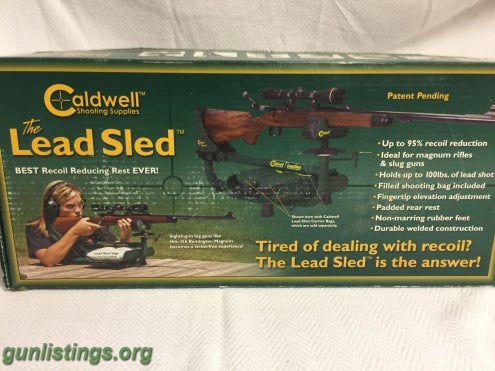 Accessories Caldwell Lead Sled For Sighting Guns