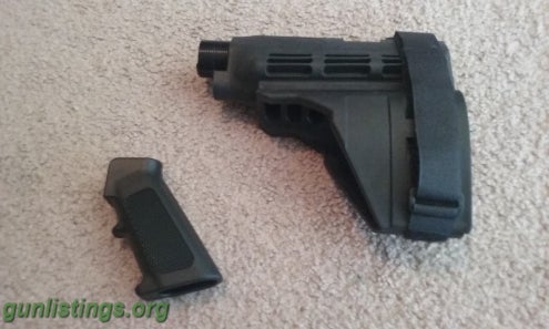 Accessories Sig Sauer SB15 AR Pistol Brace, Buffer Tube, & Grip