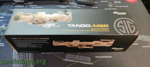 Accessories Sig Sauer Tango MSR 1-6 Coyote FDE LPVO