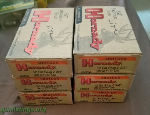 Ammo 10 Boxes 12ga Hornady Sst Slugs