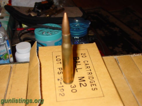 Ammo 30 Cal M2 Ball Ammo