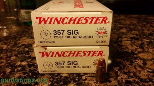 Ammo 357 SIG Ammo.