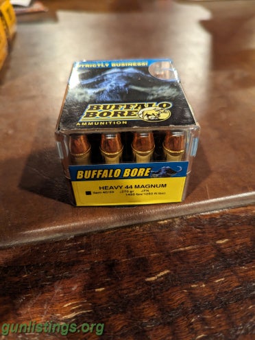 Ammo 44 Mag Buffalo Bore