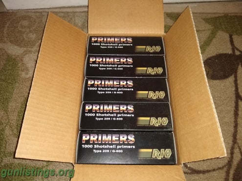 Ammo 5000 RIO 209 Shotshell Primers