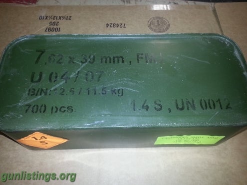 Ammo 7.62x39 Bulk Ammo