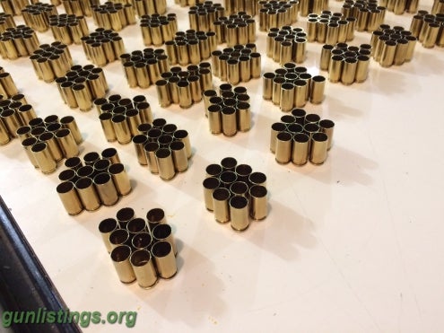 Ammo 9mm CLEAN Once-fired Brass And Bullets