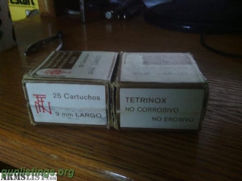 Ammo 9mm Largo