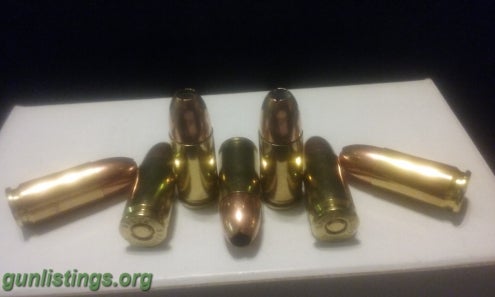 Ammo 9mm Luger Ammo. (9X19 Parabellum)