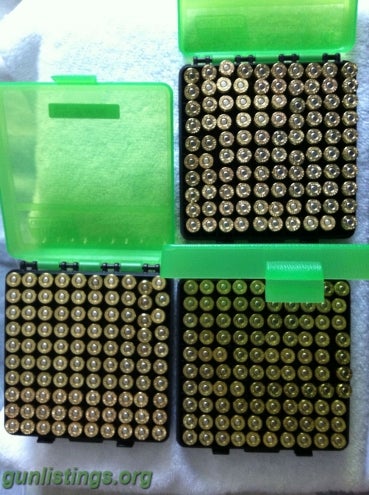 Ammo *** 300 Rounds Of Federal 9mm Ammo Plus Cases