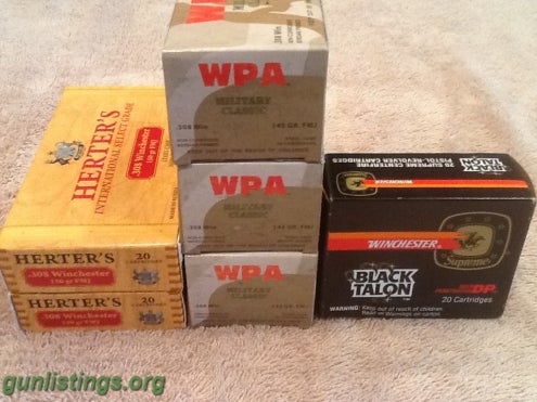 Ammo Ammo - 45ACP, 5.56 Green Tip, 308 FMJ