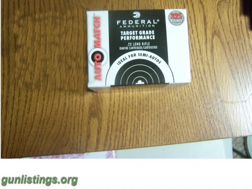 Ammo Federal Target Grade 22lr Ammo