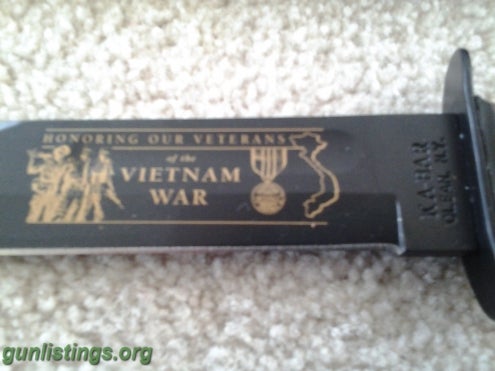 Collectibles K Bar U.S. Army Vietnam Commerative Knife