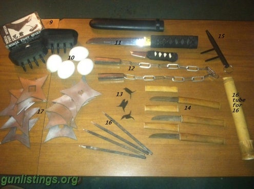 Misc NINJUTSU WEAPONS FOR SALE ...