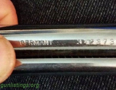 Pistols 1968 â€“ Chrome Herbert Schmidt Model 21 -- .22 Cal. Revo