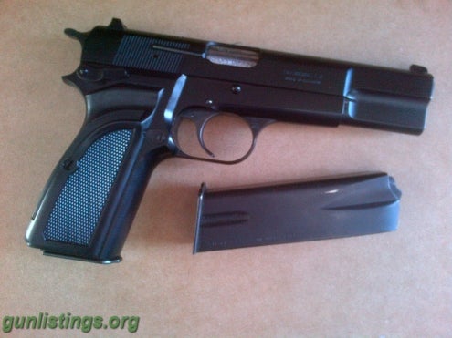 Pistols 1989 Browning Hi Power 9mm Made In Belgium