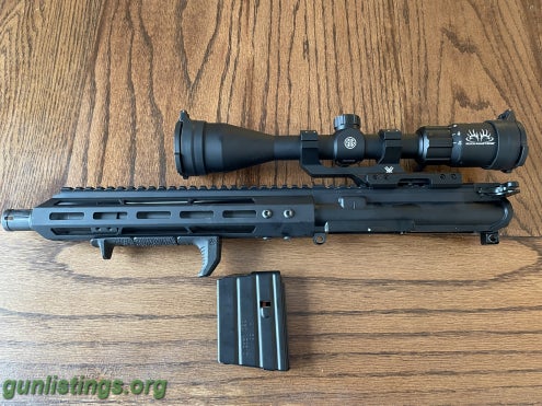 350 Legend Ar Pistol Upper With Scope In Cedar Rapids, Iowa Gun 