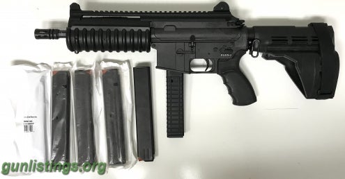 Pistols AR-15 Pistol 9mm With Brace