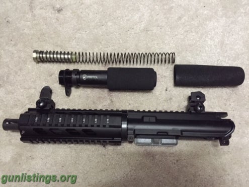 Rifles AR Pistol Upper Receiver And Buffer